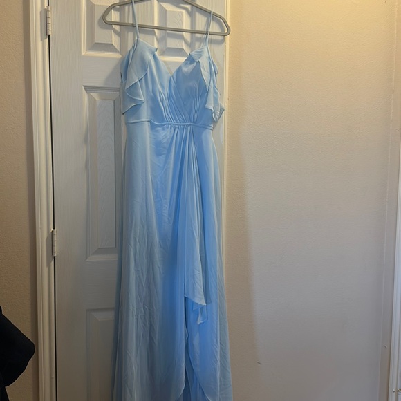 Morilee Bridesmaid Dress Sky Blue - Picture 1 of 4
